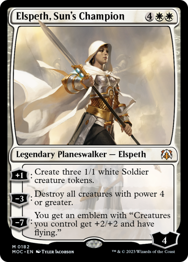 Elspeth, Sun s Champion [March of the Machine Commander] Sale