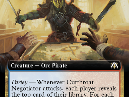 Cutthroat Negotiator (Extended Art) [March of the Machine Commander] For Cheap