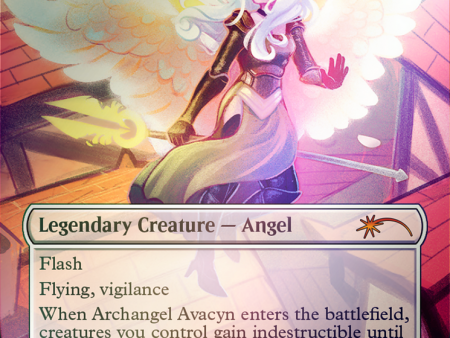 Archangel Avacyn    Avacyn, the Purifier (Borderless) [Secret Lair: From Cute to Brute] For Sale