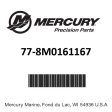 Mercury - Ecm - 77-8M0161167 on Sale